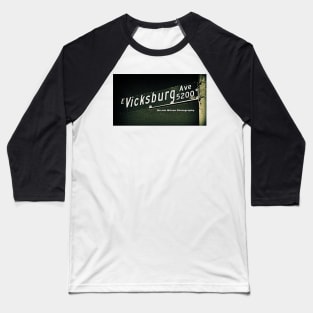 Vicksburg Avenue, Las Vegas, Nevada by Mistah Wilson Baseball T-Shirt